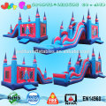 Princess inflatable castle slide wet or dry combo